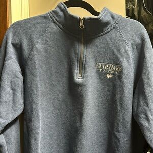 Navy Blue Farm 1/4 zip